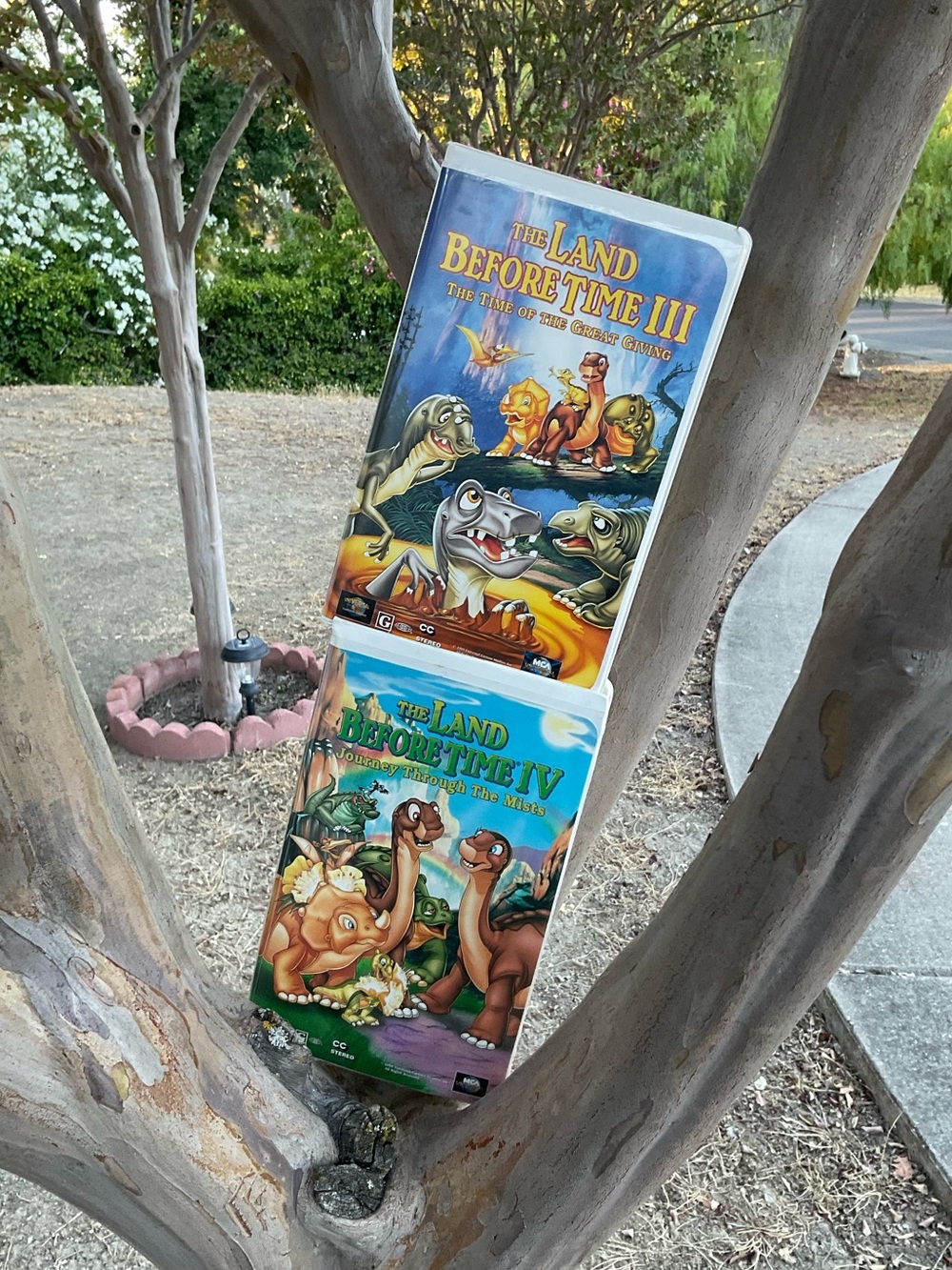 “Pre-Owned” Universal’s “The Land Before Time III & The Land Before Time IV” VHS